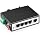 5 Port Mini Industrial Switch, 4 Ports and 1 Uplink, 10/100Mbps Fast Ethernet, Din Rail & Wall Mount Included, YuLinca Unmanaged IP30 (-40~185°F) Hardened Network Switch