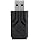 ASUS ROG Polling Rate Booster – USB 2.0 Type-A, 8000 Hz Polling Rate in Wireless/Wired, Ultra-Low Latency with ROG SpeedNova Technology, Plug-and-Play with Compatible ROG Mice & Keyboards - Black