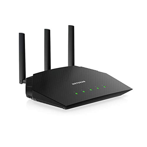 NETGEAR 4-Stream WiFi 6 Router (R6700AXS) – with 1-Year Armor Internet Security - AX1800 Wireless Speed (Up to 1.8 Gbps) | Coverage up to 1,500 sq. ft., 20+ Devices