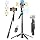 71" Auto Face Tracking Tripod 360° Rotation with 2 Lights & Remote Control