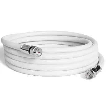 THE CIMPLE CO - RG6 Coaxial Cable 50 FT - RG6 Coax Cable for TVs, Antennas, Internet, CATV, Audio/Video - Dual Shielded Indoor/Outdoor Coax Wire 50 Feet (15 Meters), White