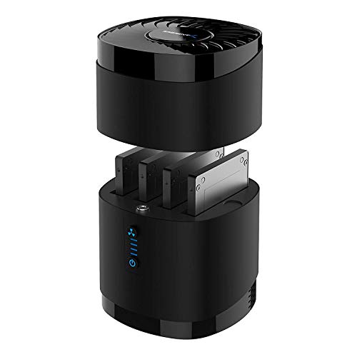 SABRENT USB 3.0 4-Bay 2.5in SATA SSD/HDD Docking Station, Fan (DS-4SSD)