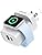VRURC Fast Charger for Apple Watch, Built-in Wireless Magnetic Charging Station for iWatch SE/11/10/9/8/7/6/5/4, PD 20W USB C Charging Block, Foldable Wall Charger for iPhone 17/16/15/14/13-White - Image 9