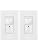 TOPGREENER Motion Sensor Light Switch, No Neutral Required, White, 2 Pack