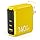AOHI Magcube 140W USB C Charger PD3.1 3-Port GaN+ Laptop Wall Charger 100W Fast Charging Power Adapter Foldable Plug for MacBook Pro 16'', Dell XPS, iPad Pro, Galaxy, iPhone 17 Pro, Chromebook, Yellow