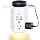 Mifaso Outlet Extender with Shelf and Night Light, 1800J Surge Protector
