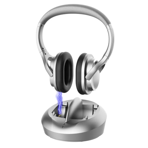 TV Headphones Wireless with RF Transmitter Ideal Gift for Seniors