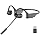 Open Ear Wireless Bluetooth Headset with USB Dongle for PC, AI Noise Cancelling Mic, Air Conduction Headphones with Microphone Boom, Bluetooth 5.3 Headset for Call Office Remote Work Sports Driving