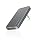 Flat USB Wall Charger, GaN Charger 3 Ports with 2×Type-C and 1×USB-A Ports, Ultra-Slim Fast Wall Plug for MacBook Pro/Air, Pixelbook, iPad Pro, iPhone17/ 16/15/14 Grey