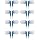 CN-Outlet Wholesale Earbuds Bulk Headphones Individually Bagged 50 Pack for iPhone, Android, MP3 Player for Schools, Libraries, Hospitals (Blue)