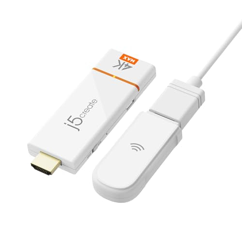 j5create ScreenCast 4K Max Wireless Display Adapter with Enhanced Antenna