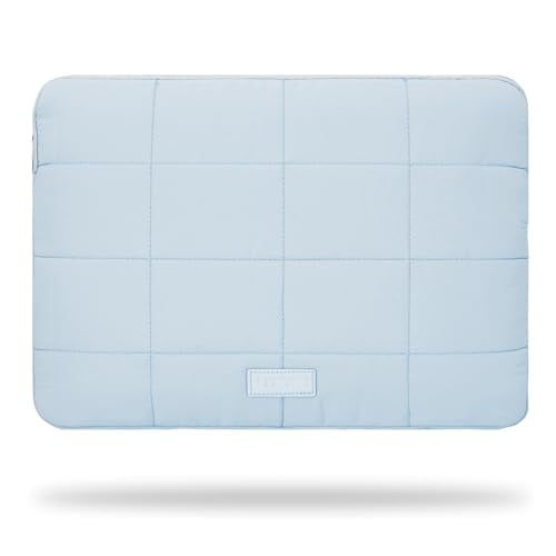Puffy Laptop Sleeve 15-16 Inch, Laptop Carrying Case, Matte Blue - Image 2