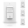 ECOELER 4Pack in-Wall PIR Motion Sensor Light Switch, Single Pole Motion Activated Switch, On/Off Override, Neutral Wire Required, Vac & OCC Mode Available, Title 24, UL Certified
