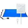 Briidea Bed Alarms and Fall Prevention for Elderly with 20'' * 28'' Weight Sensing Bed Pad (Wireless Alarm Included), Adjustable Volume and Long Range Alert for Home Safety