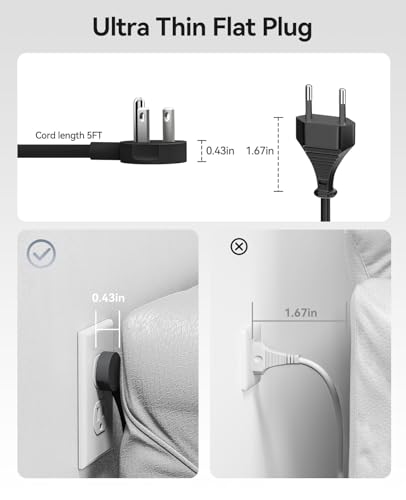 ORICO 25W GaN Power Strip with USB Ports, 8-in-1 Charging Station