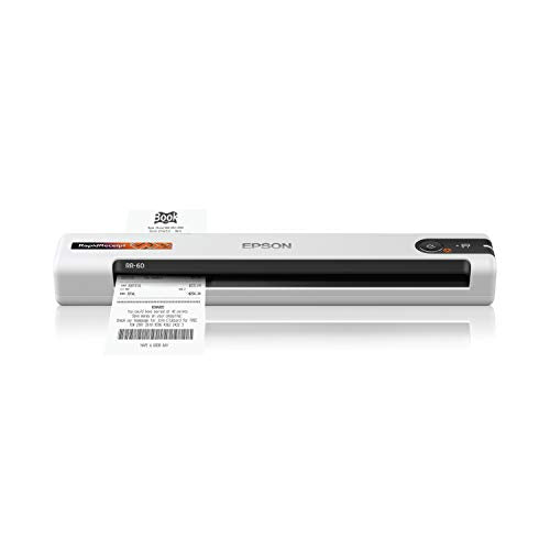 Epson RapidReceipt RR-60 Compact Mobile Document Scanner Receipt