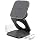 KU XIU Qi2.2 25W Magnetic Wireless Charger, Foldable 3 in 1 Travel Charging Station for iPhone 17/16/15/14/13/12, 5W for Apple Watch & AirPods, Aluminum Alloy Design, 45W GaN Adapter Included, Gray