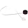 Slim IR Blaster Remote Repeater Kit – Ultra‑Sensitive Infrared Extender System for Home Theater & Multi‑Device Control-White FIB 100cm/3.38ft Cable
