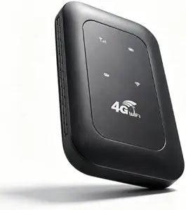 LICAEVEY 4G Portable WiFi Hotspot, 300Mbps High Speed Mobile Router with SIM Card Slot and Indicator Display, 10h Battery for Travel, Supports 10 Devices, for Travel, Home, Gaming
