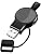 LVFAN Charger for Apple Watch, Portable iWatch Charger USB Wireless Charger Fast Charging Magnetic Cordless Car Travel Charger for Apple Watch Series 10 9 8 7 6 5 4 3 2 1 SE Ultra 2 Ultra (Black)