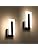 Joosenhouse Modern LED Wall Sconces Up and Down Wall Mount Light Black 3000K Warm White Wall Lights Set of 2, Indoor Wall Lighting for Hallways, Bedrooms, Hallways, Living Room Indoor Wall Lights
