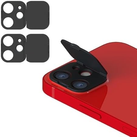 Phone Camera Lens Cover Compatible for iPhone 12 Mini,Camera Lens Protector to Protect Your Privacy and Security, Strong Adhesive,2 Pack