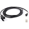 External Speed Sensor Hall Magnetic Anti Rust Corrosion Resistant Easy Install for Electric Bike Scooter Controller Black Plastic 186cm Cable