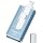 MFi Certified 256GB Flash Drive for iPhone iPad, Photo Stick for External Memory Storage, Easily Back Up and Save Photos Videos, USB Memory Stick Thumb Drive for iPhone/iPad/Android/PC (Blue)