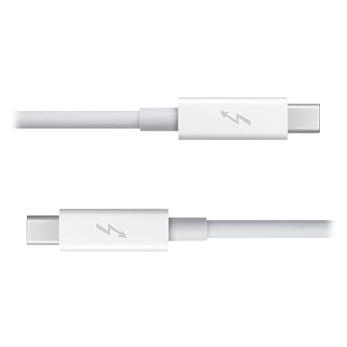 20Gbps Thunderbolt2 Cable Thunder-Bolt 2 Port to Thunderbolt 2 Male to Male 4K Video Data Cable Compatible with 2013 2014 2015 Mac & Disk & Displays 200cm (Not for Mini Displayport)