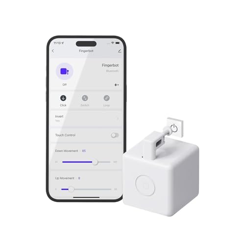 MOES Zigbee Fingerbot Plus, Smart Button Pusher, Needs MOES Zigbee Hub