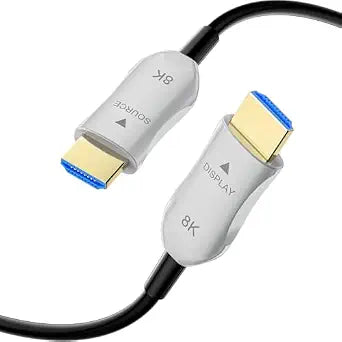 8K Fiber Optic HDMI 2.1 Cable 3.3ft, Active HDMI Cable Slim, High Speed Fiber HDMI Cord, 48Gbps, 8K@60Hz 4K@120Hz, Dynamic HDR, eARC, HDCP 2.2&2.3, 3D, for HDTV Monitor Game Laptop Xbox PS4/PS5 - Image 1