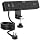 PLUGTUL Desk Clamp Power Strip 6FT, Outlet Station with 3 Outlets, PD 20W Fast Charging, Flat Plug, 14 Gauge, 980J Surge Protector, Black Power Strip with USB C, Fit 1.72" Tabletop Edge