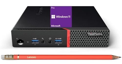 Lenovo ThinkCentre M700 Tiny Desktop PC with 24" FHD Monitor, Intel Quad Core i5-6500, 16GB DDR4 RAM 256GB SSD, 2 DisplayPort, Keyboard & Mouse, WiFi, Windows 11 Pro (Renewed) - Image 4