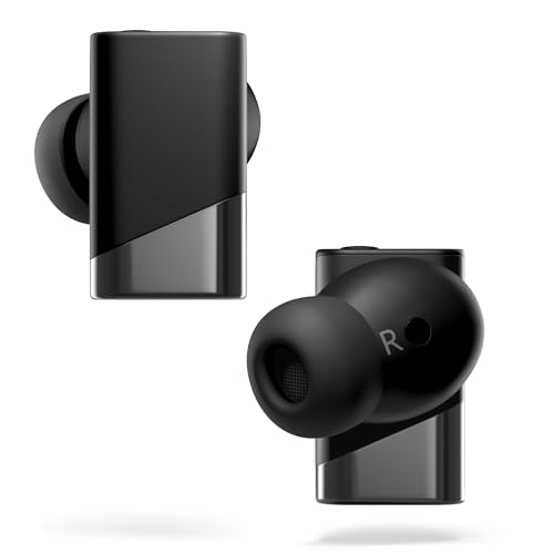 Status Pro X Wireless Earbuds, Triple Speaker Driver, Hi-Res Audio with LDAC, 52dB ANC, 6 Beamforming Mics with VoiceLoom AI for Clearest Calls (Black Alloy)