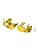 Monkey125 Temperature Sensor O2 Oxygen Sensor Cover Compatible with Monkey 125 (JB03) CT125 Trail 125 (JA65) GROM/ MSX125 (JC92) DAX 125 (JB04) All Year 3D CNC Motorcycle Sensor Guard (Gold)
