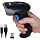 1D 2D QR Barcode Scanner Wireless, Handheld Cordless Bar Codes Reader