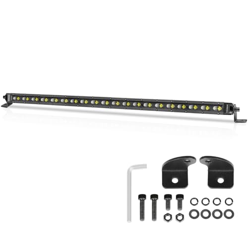 OFFROADTOWN 20 Inch Single Row LED Light Bar 100W CREE LED Offroad Lights