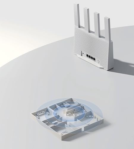Xiaomi Wi-Fi 7 Router BE3600 2.5G-Dual-Band 3600Mbps,Quad-Core Processor,2.5G Port,Mesh Support,High-Speed for Gaming and 4K Streaming,IoT Compatible