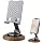 Desktop Phone Stand Foldable Wood Grain（Black）