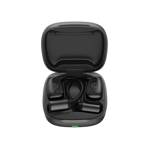 Raycon Essential Open Ear Earbuds – Open Ear Headphones, Earbuds Wireless Bluetooth, Sweat & Water-Resistant Earphones, Running Headphones with Ultra-Lightweight Design, 36 Hours Battery Life (Black)