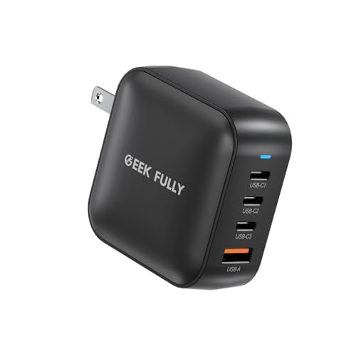 200W GaN Wall Charger | 4-Port Fast Charging Station (3xUSB-C PD3.0 + USB-A QC3.0) | Compact Power Adapter for MacBook Pro 16" M3/iPhone 17 Pro Max/Samsung S25 Ultra | UL Certified - Image 2