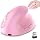 Wireless Mouse Pink Ergonomic Bluetooth & USB Dual Mode Mice,Rechargeable Vertical Silent Multi Device Ergo Carpal Tunnel Mice for Mac/PC/Laptop/Computer/Tablet/iPad/MacBook Air/Pro Women Mother Gift - Image 9
