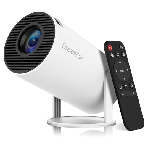 Mini Projector with WiFi and Bluetooth, Portable Smart Projector 4k Support