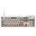 AJAZZ AK35I V3 104-Key Full Size Wired Gasket Mount Gaming Keyboard with Multimedia Buttons & Knob Control | Five Layer Pad | OEM Profile PBT Keycaps | White Backlit Custom Keyboard