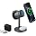 3 in 1 Charging Station Compatible with MagSafe, Cooling Wireless Charger 15W Qi2 Certified for iPhone 17/16/15/14/13/12, Samsung S25, Apple Watch, AirPods (45W PD Charger Included)