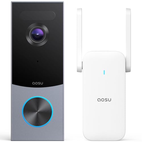 aosu 5MP Ultra HD Wireless & Wired Video Doorbell Camera - Image 2