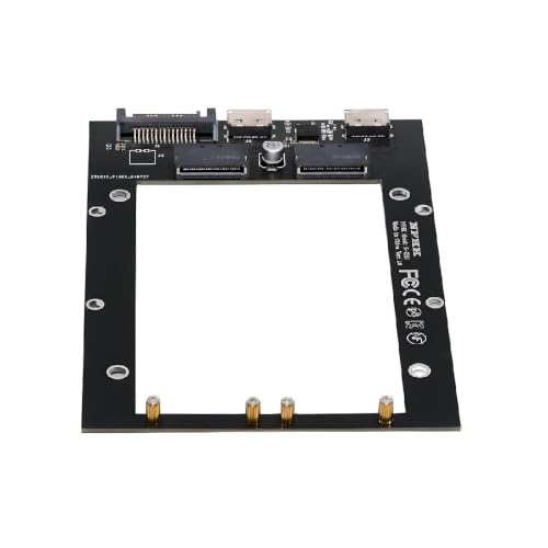 cablecc Dual SFF-8612 Oculink PCI-e 4X Host to Dual Ruler 1U GEN-Z EDSFF 9.5mm 15mm 25mm Short SSD E1.S PCI-E with Heat Sink PM9A3 PM9D3 P5801X Carrier Adapter