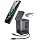 105W Retractable Charging Station, 6-in-1 GaN Charger with Dual 65W Cables
