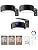 EZVALO Picture Lights for Wall, 2000mAh Rechargeable Battery Magnetic Poster Lights with 3 Color Temps & 12 RGB, Remote Dimmable Timer Painting Light, Wall Decor Light for Art Display, Frame (3 Pack)