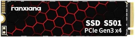 fanxiang S501 128GB NVMe SSD 3D NAND1.3 PCIe Gen3x4 M.2 2280 Internal Solid State Drive (Read Speed up to 1,100 MB/s) Compatible with Laptop & PC Desktop
